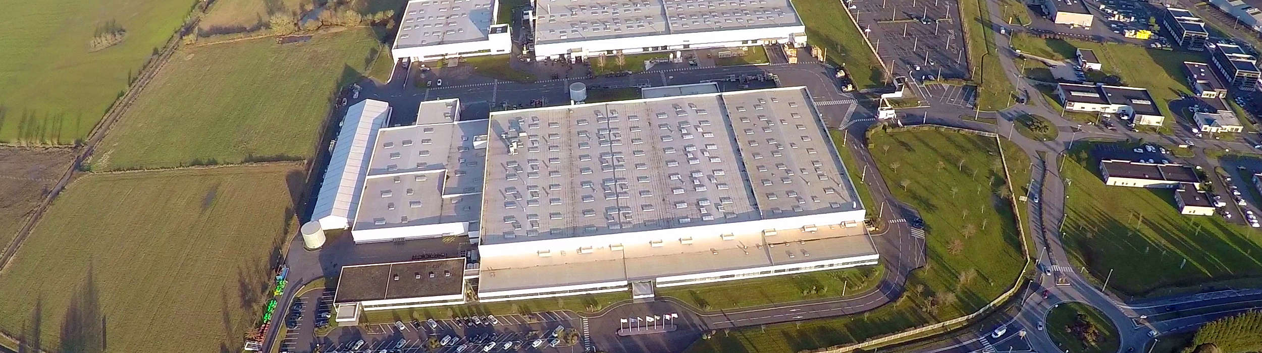 Ancenis factory from above
