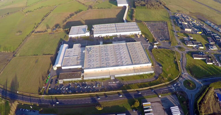 Ancenis factory from above