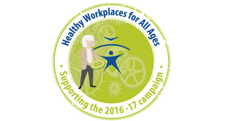 Logo terveellinen työ