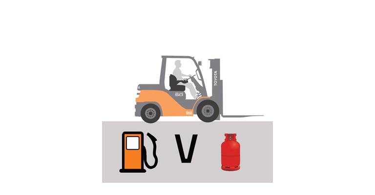 Gas vs diesel fuel type