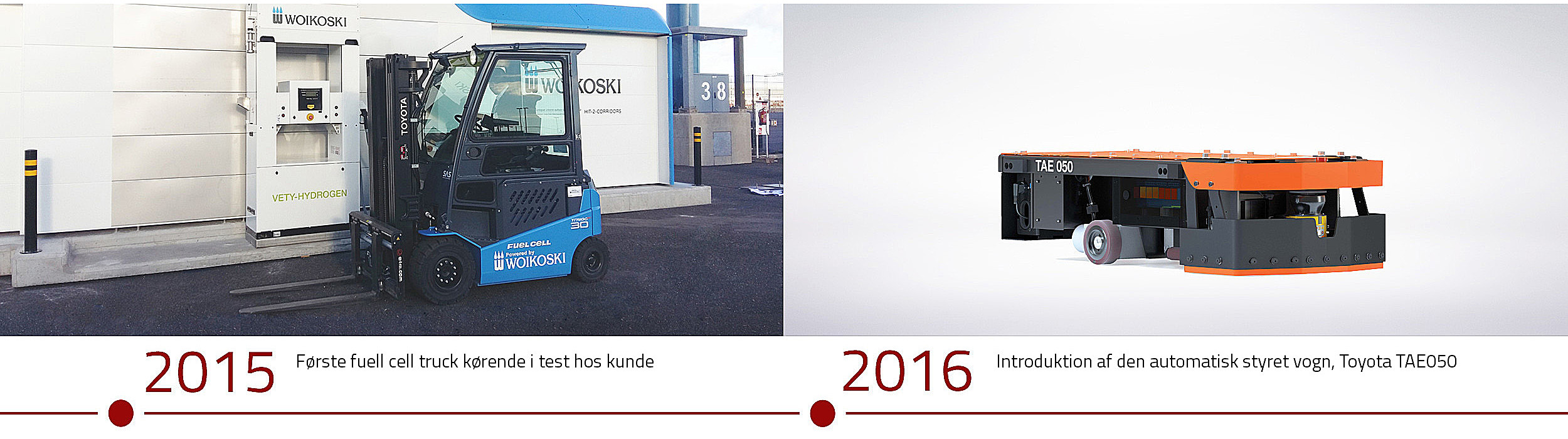 Historie Toyota Material Handling 2015 and 2016