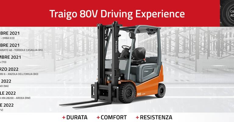 Toyota Material Handling: Traigo 80 Driving Experience
