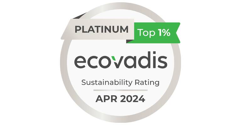 EcoVadis Platinum Logo