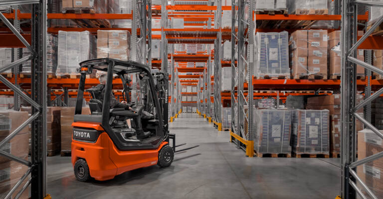 Toyota electric forklift